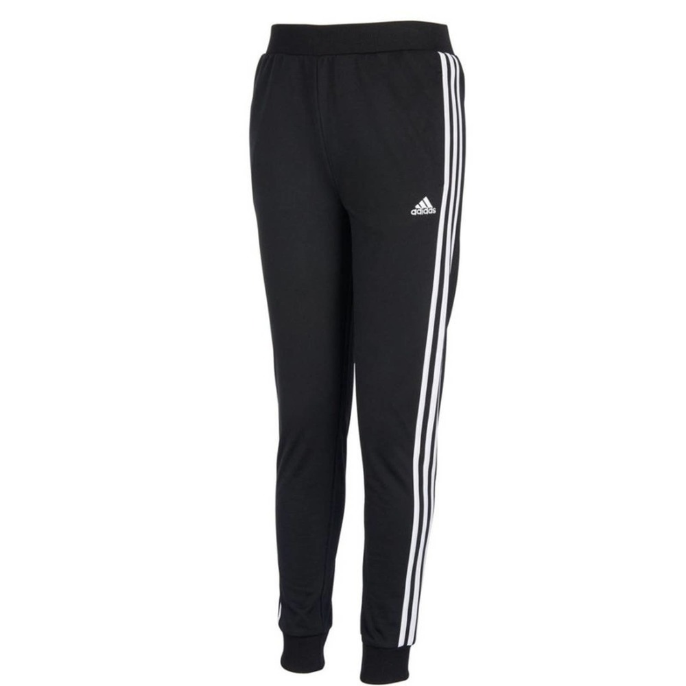 Adidas Youth Unisex Track Pants 3 Stripe YXL Black 2925